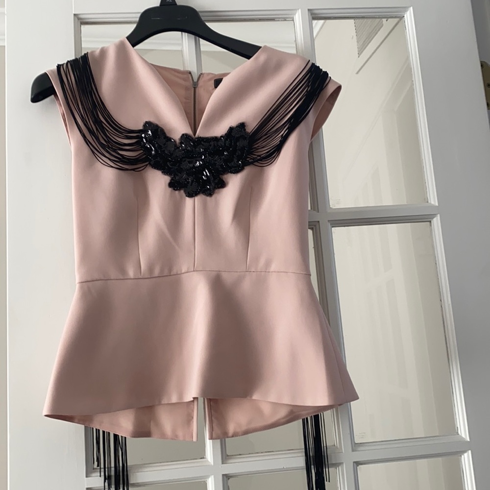 BCBG Max Azaria blouse dressy top